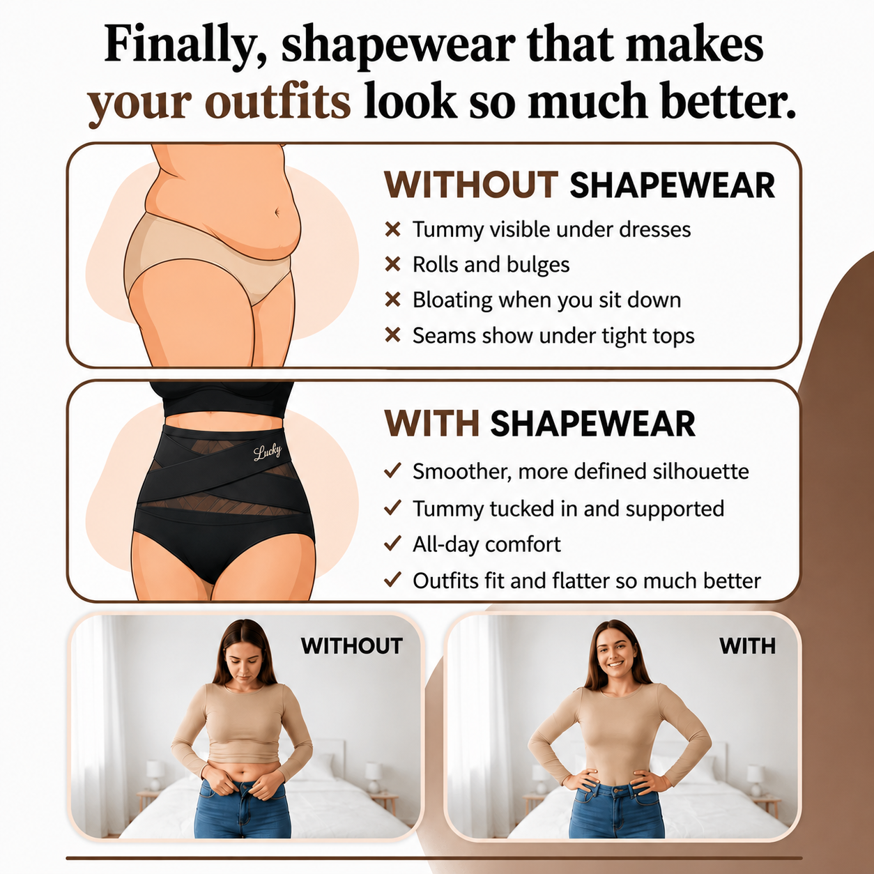 Curvea | High-Waisted Shaping Slip