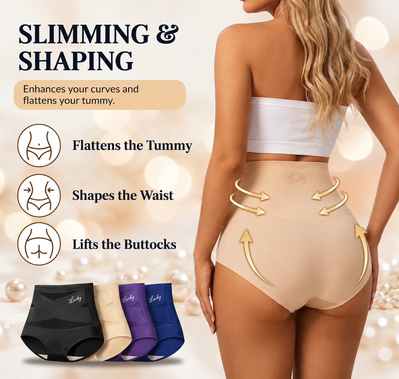 Curvea | High-Waisted Shaping Slip