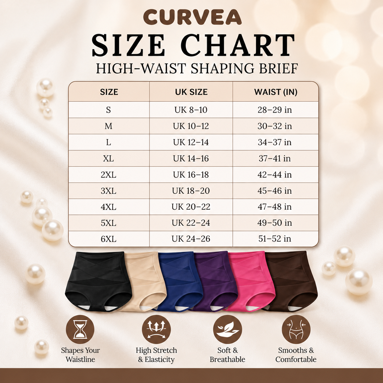 Curvea | High-Waisted Shaping Brief